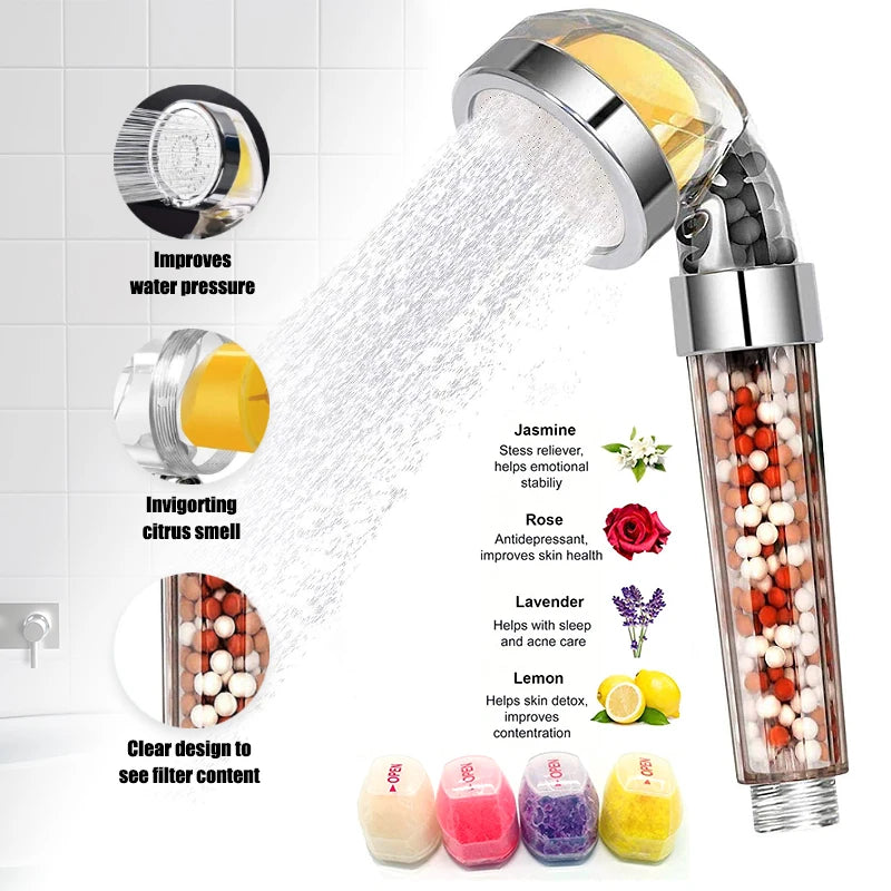 Luxury Shower Head with Vitamin C And Aroma Filter